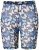 Ulla Popken 837676 Mønstrede antignagshorts Svart - Antignagshorts - 