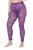 Ulla Popken 837935 Mønstrede strømpeleggings Fiolett - Strømpebukser & sokker - 