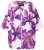 Ulla Popken 838105 Åpen cardigan med knyting Fiolett - Cardigans - Cardigans i store størrelser