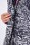 Ulla Popken 838435 Lang quiltet vest med trykk Svart - Vester - 