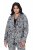 Ulla Popken 838656 Blomstret blazer Hvit - Blazere - Blazere i store størrelser for dame