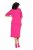 Ulla Popken 838765 Kortermet jerseykjole med V-hals Rosa - Kjoler - Kjoler for alle størrelser
