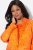 Ulla Popken 839607 Blazer i sateng med trykk Lys oransje - Blazere - Blazere i store størrelser for dame