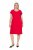 Ulla Popken 839896 Jerseykjole med strass Rosa - Aftenkjoler - Selskapskjoler for kvinner