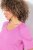 Ulla Popken 840115 Kortermet jerseykjole Rosa - Jerseykjoler - 