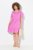 Ulla Popken 840115 Kortermet jerseykjole Rosa - Jerseykjoler - 