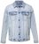 Men+ 394 Jeansjakke med brystlommer Lyseblå - Jakker - Store jakker - 2XL-12XL