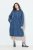 Ulla Popken 840972 Sweatkjole med volanger Indigo - Collegekjoler - 