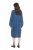 Ulla Popken 840972 Sweatkjole med volanger Indigo - Collegekjoler - 