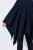 Ulla Popken 841117 Oversize strikkeponcho med strass Mørkeblå - Ponchoer og capes - 