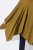 Ulla Popken 841117 Oversize strikkeponcho med strass Olivengrønn - Ponchoer og capes - 