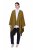 Ulla Popken 841117 Oversize strikkeponcho med strass Olivengrønn - Ponchoer og capes - 