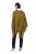 Ulla Popken 841117 Oversize strikkeponcho med strass Olivengrønn - Ponchoer og capes - 