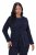 Ulla Popken 841163 Jerseyblazer i jacquard Mørkeblå - Blazere - Blazere i store størrelser for dame