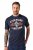 JP1880 T-Shirt Short Sleeve Chest Print Navy - T-skjorter - Store T-skjorter - 2XL-14XL