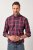 JP1880 Checked Shirt Long Sleeve Red - Skjorter - Store skjorter - 2XL-8XL