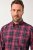 JP1880 Checked Shirt Long Sleeve Red - Skjorter - Store skjorter - 2XL-8XL