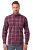 JP1880 Checked Shirt Long Sleeve Red - Skjorter - Store skjorter - 2XL-8XL