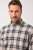 JP1880 Checked Flannel Shirt Long Sleeve Dark Dusty Pink - Skjorter - Store skjorter - 2XL-8XL
