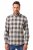 JP1880 Checked Flannel Shirt Long Sleeve Dark Dusty Pink - Skjorter - Store skjorter - 2XL-8XL