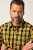 JP1880 Checked Shirt Long Sleeve Kent Collar Curry - Skjorter - Store skjorter - 2XL-8XL