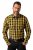 JP1880 Checked Shirt Long Sleeve Kent Collar Curry - Skjorter - Store skjorter - 2XL-8XL