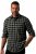 JP1880 Checked Flannel Shirt Long Sleeve Eucalyptus Green - Skjorter - Store skjorter - 2XL-8XL