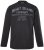 Men+ 612 Langermet T-skjorte Denim Brand Company Svart - T-skjorter - Store T-skjorter - 2XL-14XL