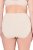Ulla Popken 842435 Truser med høyt liv 3-pakning Beige - Truser - 