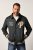 JP1880 Blouson Velour with Chest Embroidery Dark Green - Jakker - Store jakker - 2XL-12XL
