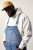 JP1880 842648 Snekkerbukse i dongeri med vid passform Denimblå - Jeans og bukser - Store Bukser og Store Jeans