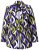 Ulla Popken 842680 Mønstret jerseyblazer i punto di roma Mørkeblå - Blazere - Blazere i store størrelser for dame