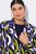 Ulla Popken 842680 Mønstret jerseyblazer i punto di roma Mørkeblå - Blazere - Blazere i store størrelser for dame