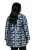 Ulla Popken 843937 Mønstret blazer med struktur Mørkeblå - Blazere - Blazere i store størrelser for dame
