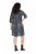 Ulla Popken 844945 Mønstret jerseykjole Svart - Jerseykjoler - 