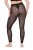Ulla Popken 844970 Mønstrede strømpeleggings Svart - Strømpebukser & sokker - 
