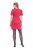 Ulla Popken 845148 Blomstret bodycon-kjole Magenta - Kjoler - Kjoler for alle størrelser