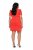 Ulla Popken 845150 Kortermet bodycon-kjole Rød - Kjoler - Kjoler for alle størrelser