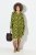 Ulla Popken 845190 Blomstret jerseykjole Turkis - Jerseykjoler - 