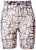 Ulla Popken 845285 Blomstrete antignagshorts Svart - Antignagshorts - 