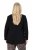 Ulla Popken 845336 Oversized stretchblazer med to knapper Svart - Blazere - Blazere i store størrelser for dame