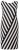 Ulla Popken 845784 Stripete strikket kjole Svart - Sommerkjoler - Sommerkjoler for kvinner i store størrelser