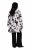 Ulla Popken 846923 Mønstret blazer med sjalskrage Taupe - Blazere - Blazere i store størrelser for dame