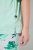 Ulla Popken 846971 Mønstret pyjamas Lysegrønn - Pyjamas/Loungewear - 