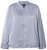 Ulla Popken 847191 Skimrende blousonjakke med collegekrage Grå - Jakker - Damejakker i store størrelser