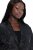 Ulla Popken 848099 Blomstret jacquardblazer med skjult knappelist Svart - Blazere - Blazere i store størrelser for dame