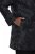 Ulla Popken 848099 Blomstret jacquardblazer med skjult knappelist Svart - Blazere - Blazere i store størrelser for dame