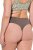 Ulla Popken 848826 Dyremønstrede stringtruser 3-pakning Taupe - Truser - 
