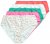 Ulla Popken 849140 Blomstrete truser 5-pakning Benhvit - Truser - 