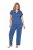 Ulla Popken 849144 Dyremønstret pyjamas Mørkeblå - Pyjamas/Loungewear - 